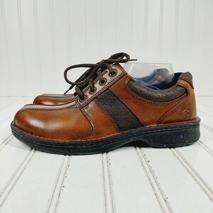 Streetcars Diplomat Brown Leather Oxfords Bicycle Toe Men’s Shoes I932